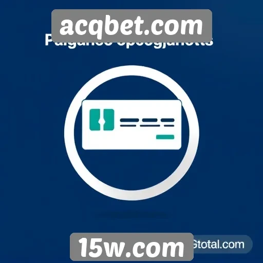 Métodos de pagamento aceitos na plataforma Acqbet